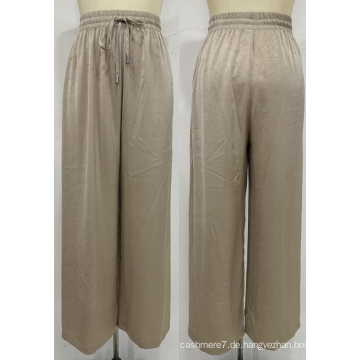Feste farblich einstellbare elastische Taillenhose für Frauen